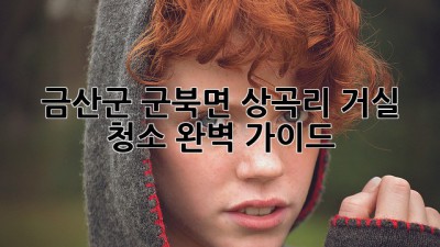 금산군 군북면 상곡리 거실 청소 완벽 가이드 ✨